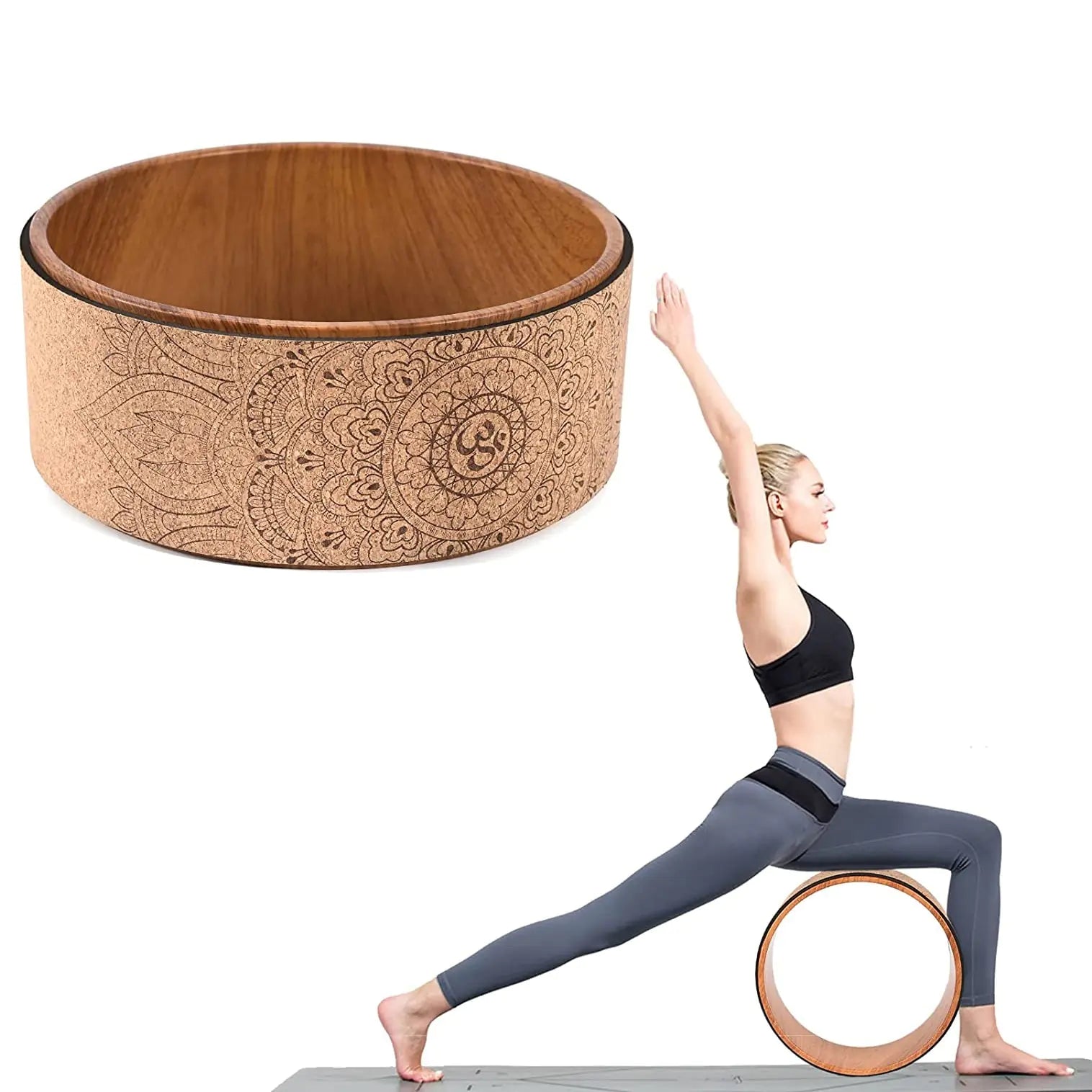 Cork Yoga Wheel