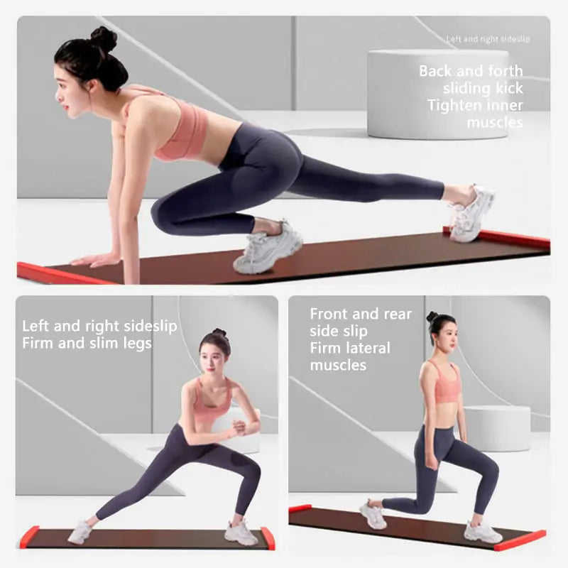 Sliding Yoga Mat: Premium