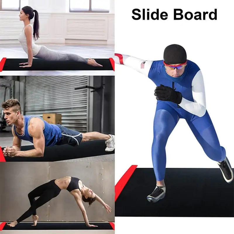 Sliding Yoga Mat: Premium